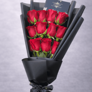 Ramo de rosas en escala