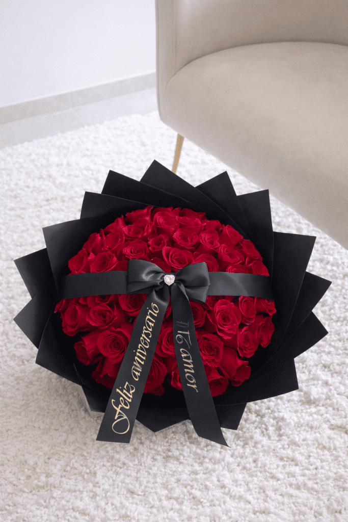 50 Ramo Ramo de 50 rosas – GloboxDetalles