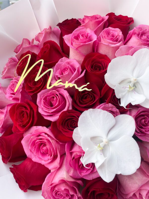 Ramo de Rosas + Orquídea - Imagen 3