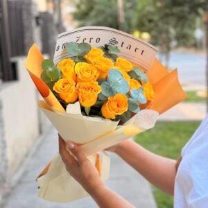 Ramo coreano 12 rosas