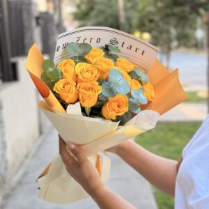 Ramo coreano 12 rosas