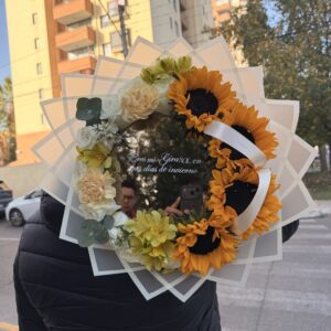 Ramo espejo girasol